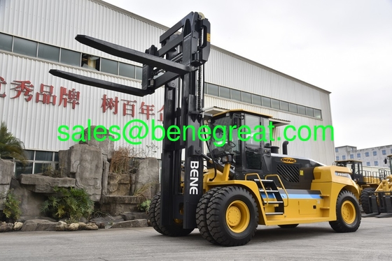 30T big forklift with 2 Stage 4m Duplex Mast Diesel Forklift supplier