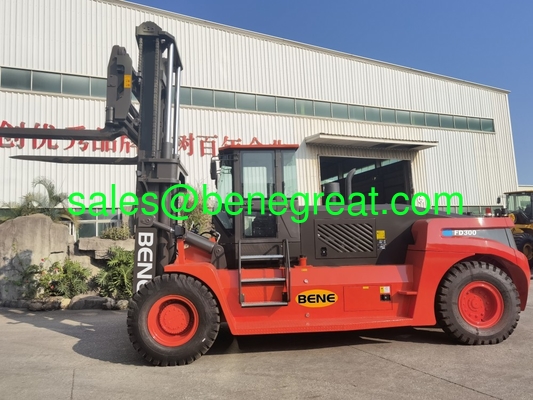 BENE 30 ton 32ton heavy diesel forklift truck 30ton container forklift with joystick control supplier