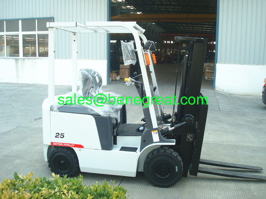 2.5ton battery DC forklift 2t lift truck 2.t eclectic forklift truck for sale supplier