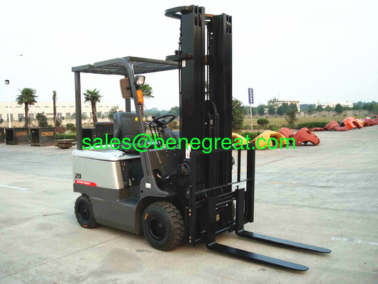 2.0 ton battery forklift 2.0t lift truck 2.0ton eclectic forklift truck with AC battery for sale supplier