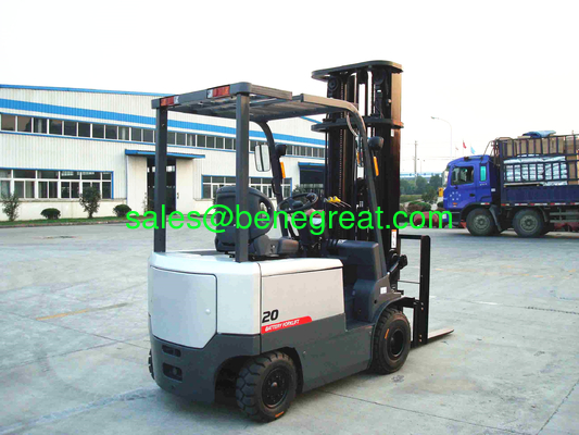 2.0 ton battery forklift 2.0t lift truck 2.0ton eclectic forklift truck with AC battery for sale supplier