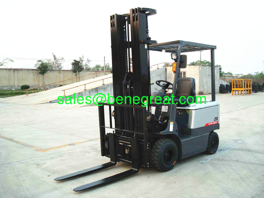 2.0 ton battery forklift 2.0t lift truck 2.0ton eclectic forklift truck with AC battery for sale supplier