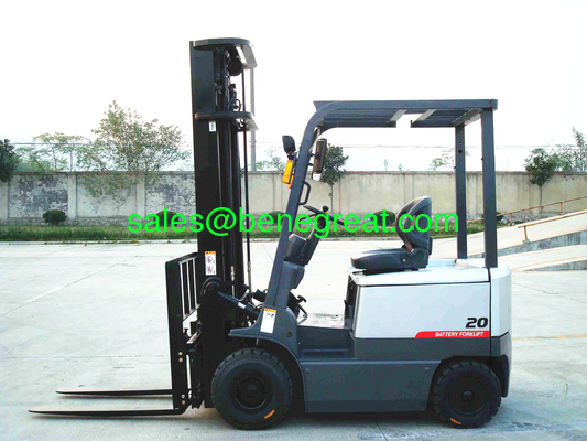 2.0 ton battery forklift 2.0t lift truck 2.0ton eclectic forklift truck with AC battery for sale supplier