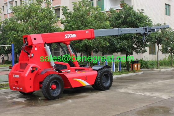 Empilhadeira telescópica de 3,5 toneladas Telescópica 3.5 toneladas Telescópica 3.5 tonelada todo terreno com motor supplier