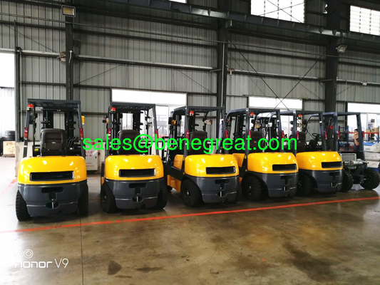 3.5 ton diesel forklift with isuzu engine 3.5t forklift truck with triplex mast supplier