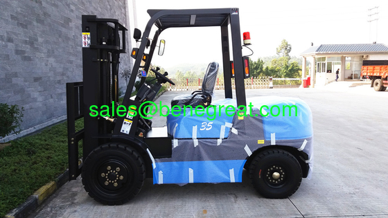 3.5ton diesel forklift with isuzu engine 3.5t forklift truck with hydraulic transmission supplier
