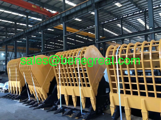 Water Dry Excavator HD Hydraulic Thumb Bucket with Oil Pressure 22 Mpa supplier