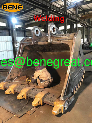 Fixed 600 Kg Capacity Excavator Bucket With Heat treated 42CrMo Pins supplier