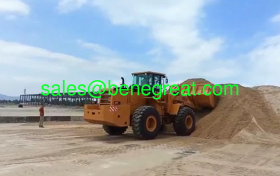 Chinese 8tons wheel Loader CAT980K with 7.0 m3 bucket VS V0LV0 L260H front-end wheel loader supplier