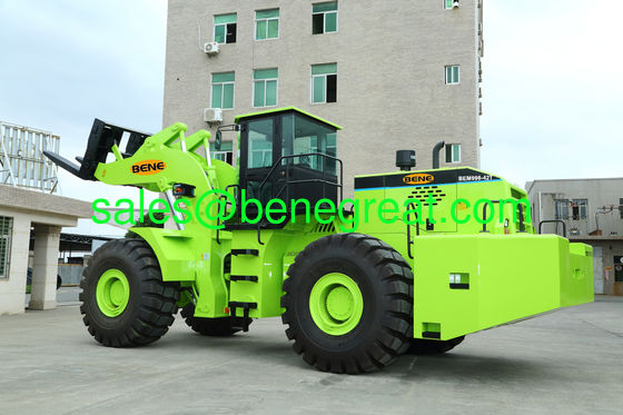 Chinese 42tons forklift loader BEM998-42T with Cumins engine VS Cat980H for stone blocks loading supplier