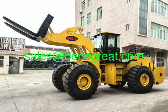 Chinese BENE 42tons fork wheelt loader BEM998-42T for granite marble blocks loading designed supplier