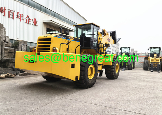Chinese BENE 42tons fork wheelt loader BEM998-42T for granite marble blocks loading designed supplier