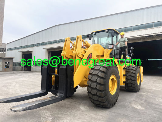 Chinese 40ton forklift loader 42tonne Forklift Wheel Loader with 199KW Rated Power supplier