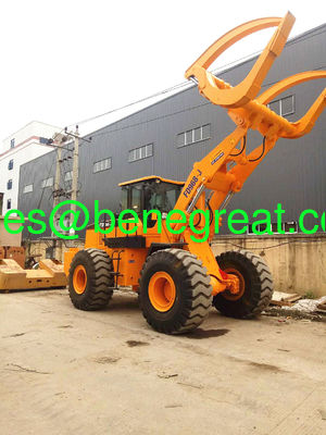 BENE hot sale atv log grap loader with Cumins engine 8ton/10ton/12ton15ton wheel loader with grapples attachments supplier