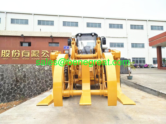 Lonking LG850 wheel Loader 5ton wheel loader with log grapple supplier