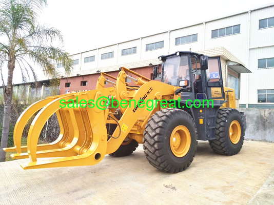 Lonking LG850 wheel Loader 5ton wheel loader with log grapple supplier