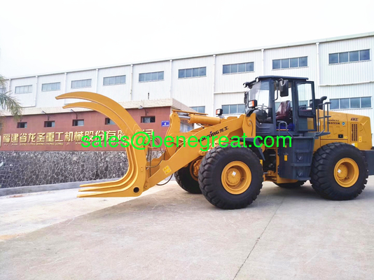 Lonking LG850 wheel Loader 5ton wheel loader with log grapple supplier