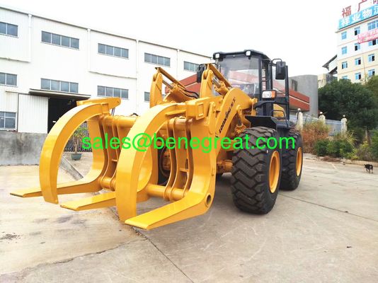 Lonking LG850 wheel Loader 5ton wheel loader with log grapple supplier