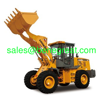 Lonking 3ton wheel Loader with log grab LG833 wheel loader for sale supplier