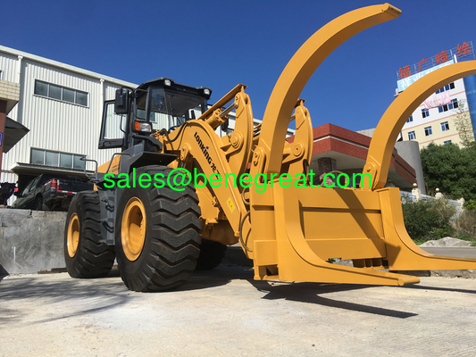 LONKING LG850N wheel Loader 5 ton front end loader with log grab supplier