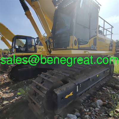 8 track rollers Used/Secondhand excavator 9.7m digging reach Komatsu SAA6D125E-5 engine supplier
