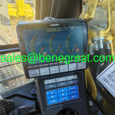 8 track rollers Used/Secondhand excavator 9.7m digging reach Komatsu SAA6D125E-5 engine supplier