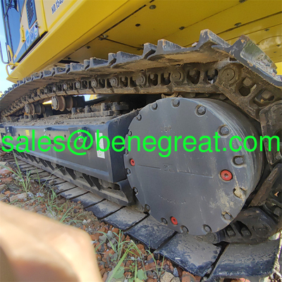 8 track rollers Used/Secondhand excavator 9.7m digging reach Komatsu SAA6D125E-5 engine supplier