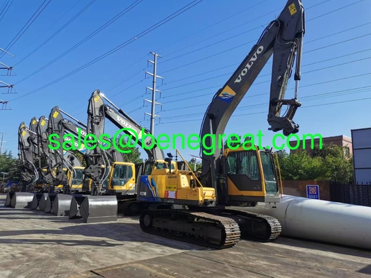 Used VOLVO EC210 Excavator 263KW 21.5 Tons 9.7 Meters Digging Reach supplier