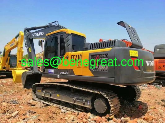 Used EC210 Excavator 263KW 21.5 Tons 9.7 Meters Digging Reach supplier