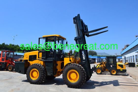 10ton/12ton all terrain forklift 10ton/12ton rough terrain forklift truck with Cumins engine supplier