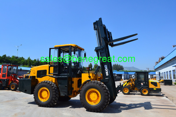 10ton/12ton all terrain forklift 10ton/12ton rough terrain forklift truck with Cummins engine supplier