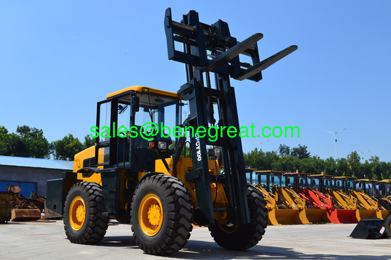 10ton/12ton all terrain forklift 10ton/12ton rough terrain forklift truck with Cummins engine supplier