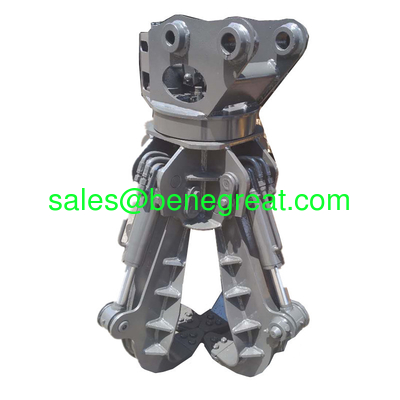 OEM excavator hydraulic rock grab excavator hydraulic rotating log grapple timber grab for forestry work supplier