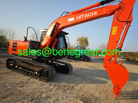 Secondhand HITACHI excavator for sale Used Red color HITACHI ZX130H Digger with 1225 hours supplier