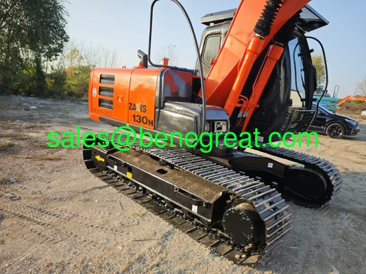 HITACHI 12.5 Ton digger ZX130H Used Excavator with 1025 Hours made in Japan supplier