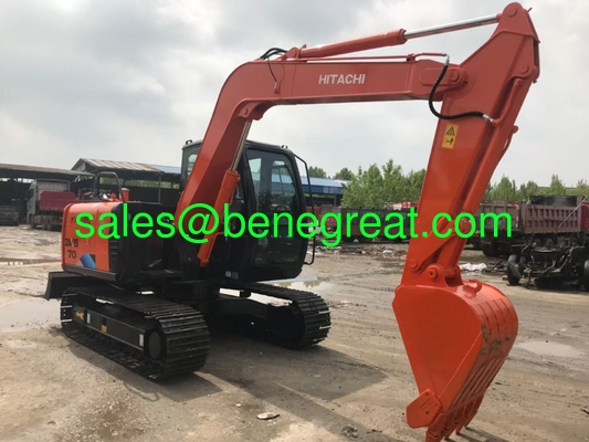 Used HITACHI ZX70 Excavator with 55KN Digging Force 6400kg Operating Weight and 565 Working Hours for sale supplier