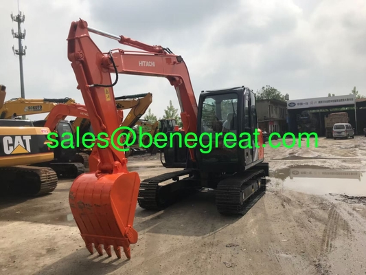 Used HITACHI ZX70 Excavator with 55KN Digging Force 6400kg Operating Weight and 565 Working Hours for sale supplier
