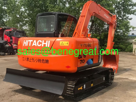 Used HITACHI ZX70 Excavator with 55KN Digging Force 6400kg Operating Weight and 565 Working Hours for sale supplier