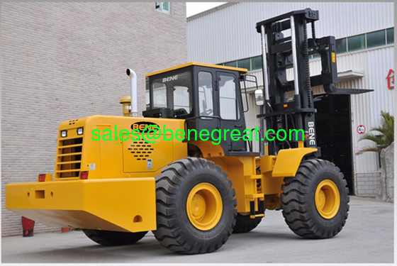 beand new 15ton all terrain forklift 15ton rough terrain forklift truck with Cummins engine supplier