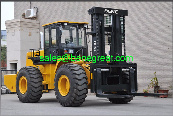 beand new 15ton all terrain forklift 15ton rough terrain forklift truck with Cummins engine supplier