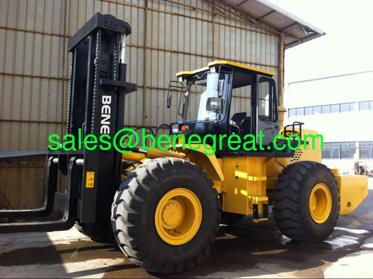 Chinese 15ton all terrain forklift 15ton rough terrain forklift truck with Cumins engine supplier
