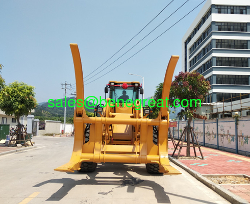 BENE 15ton log wheel loader with 15000kg load capacity wheel loader with grapples attachments supplier