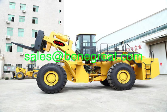 BENE 50Ton Forklift Loader for granite blocks Handling VS  988H heavy wheel loader supplier