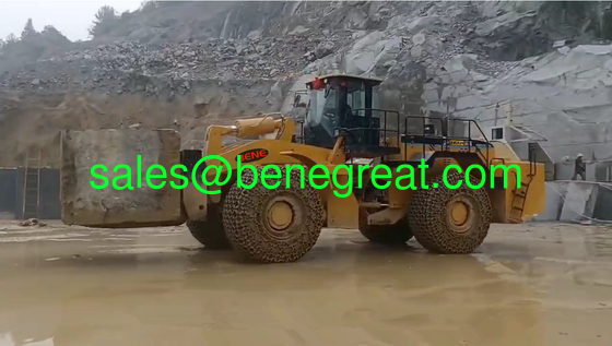 Chinese biggest Wheel Loader BEM998-50T with 50000kg Capacity and Powershift Transmission 50ton block loader for stone mine working supplier