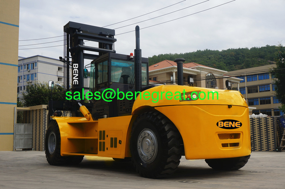 BENE 35ton forklift truck FD350 with 35000kg load capacity 35ton forklift CPCD350 with ZFtransmission supplier