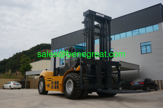 BENE 35ton forklift truck FD350 with 35000kg load capacity 35ton forklift CPCD350 with ZFtransmission supplier