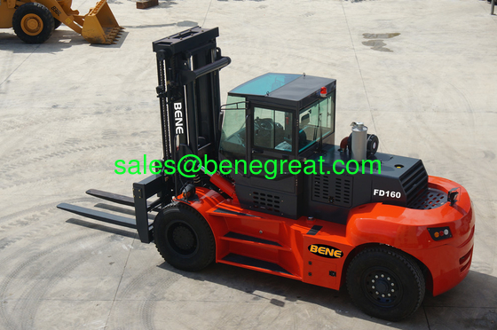 BENE 16 ton heavy duty forklift with cummins engine VS SANY 16ton diesel forklift supplier