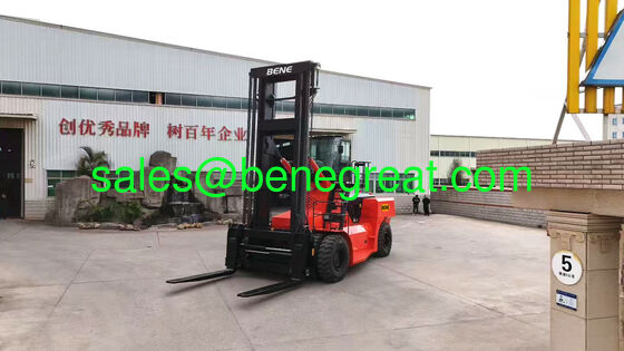 BENE 42ton heavy duty forklift 40 tons diesel forklift with container spreader supplier