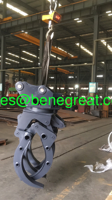 BENE excavator hydraulic grapple excavator hydraulic rotating log grapple timber grab for forestry work supplier