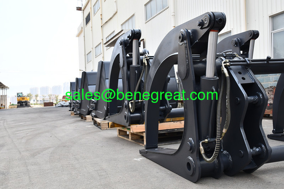 BENE log grapple front loader log clamp for 5ton wheel loader attachment supplier